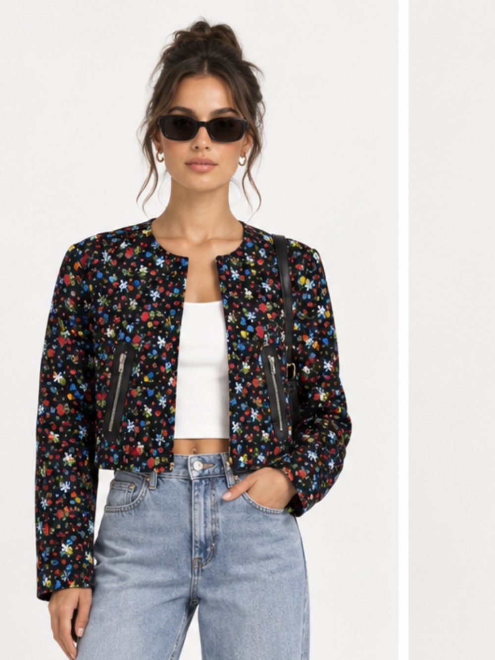 Moschino Floral Jacket (US 4)